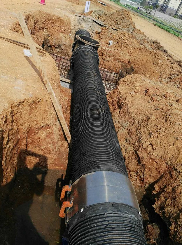 中国一冶湖北公司鄂州梧桐湖新区北产业园工程钢塑复合管招标-DN400 SN12.5  1.png